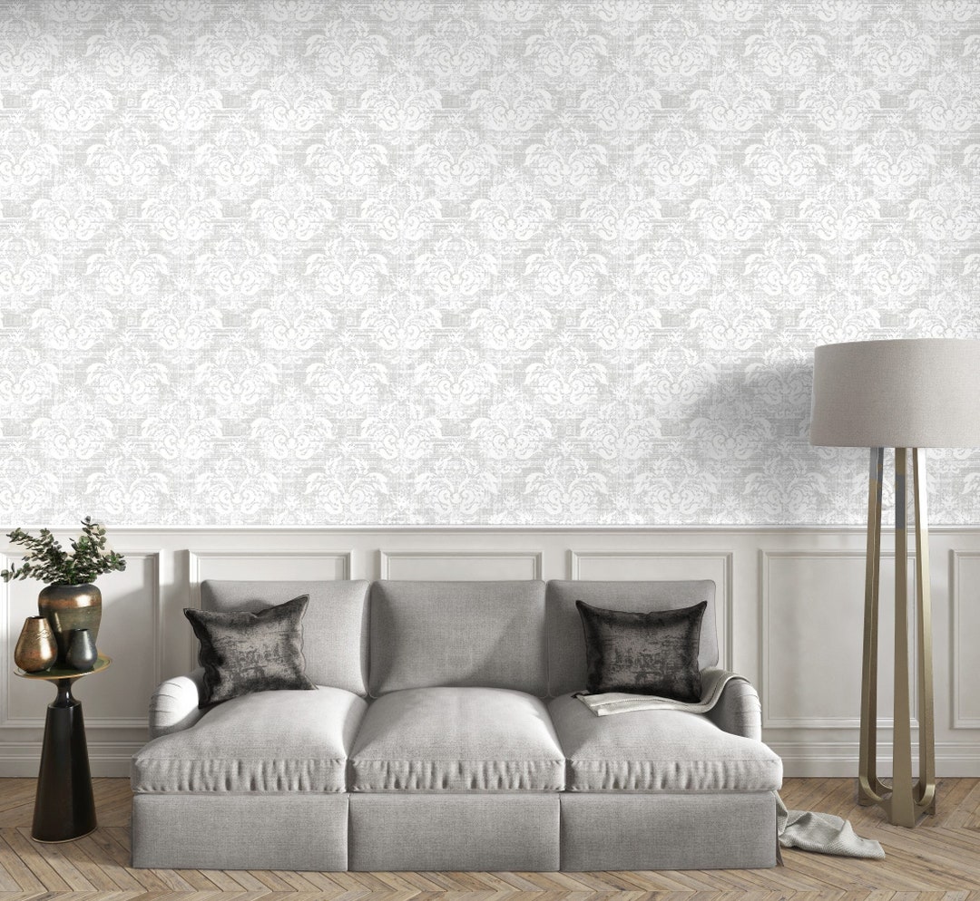 Vintage Damask Wallpaper Peel and Stick Victorian Wallpaper - Etsy