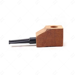 Men&#39;s Handcrafted Sandalwood Pipe Semi-finished | Creative Men&#39;s Gift
