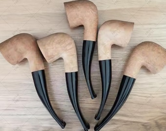 Fajka tytoniowa z drewna wrzosowego DIY: wstępnie nawiercona, gotowa do rzeźbienia