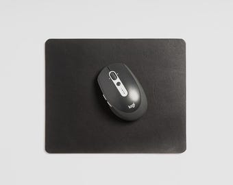 Leather Mouse Pad Handmade | Premium Vegetable-Tanned Leather