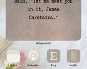 The Infernal Devices Shadowhunters Will Jem Tessa IOS14 IOS15 app icons widgets
