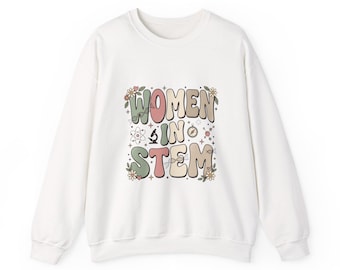 Women in STEM Sweatshirt | Cozy Bookish, Dark Academia Literary Vibes