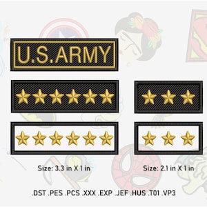 Military Insignia Embroidery Design Pack (Digital Download)