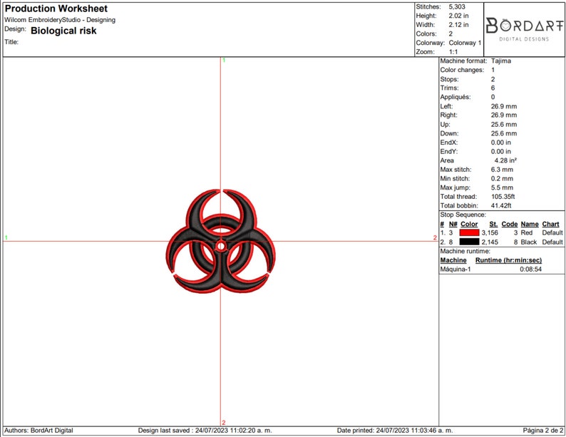 Biohazard Symbol Machine Embroidery Design (2.12 In) - Etsy