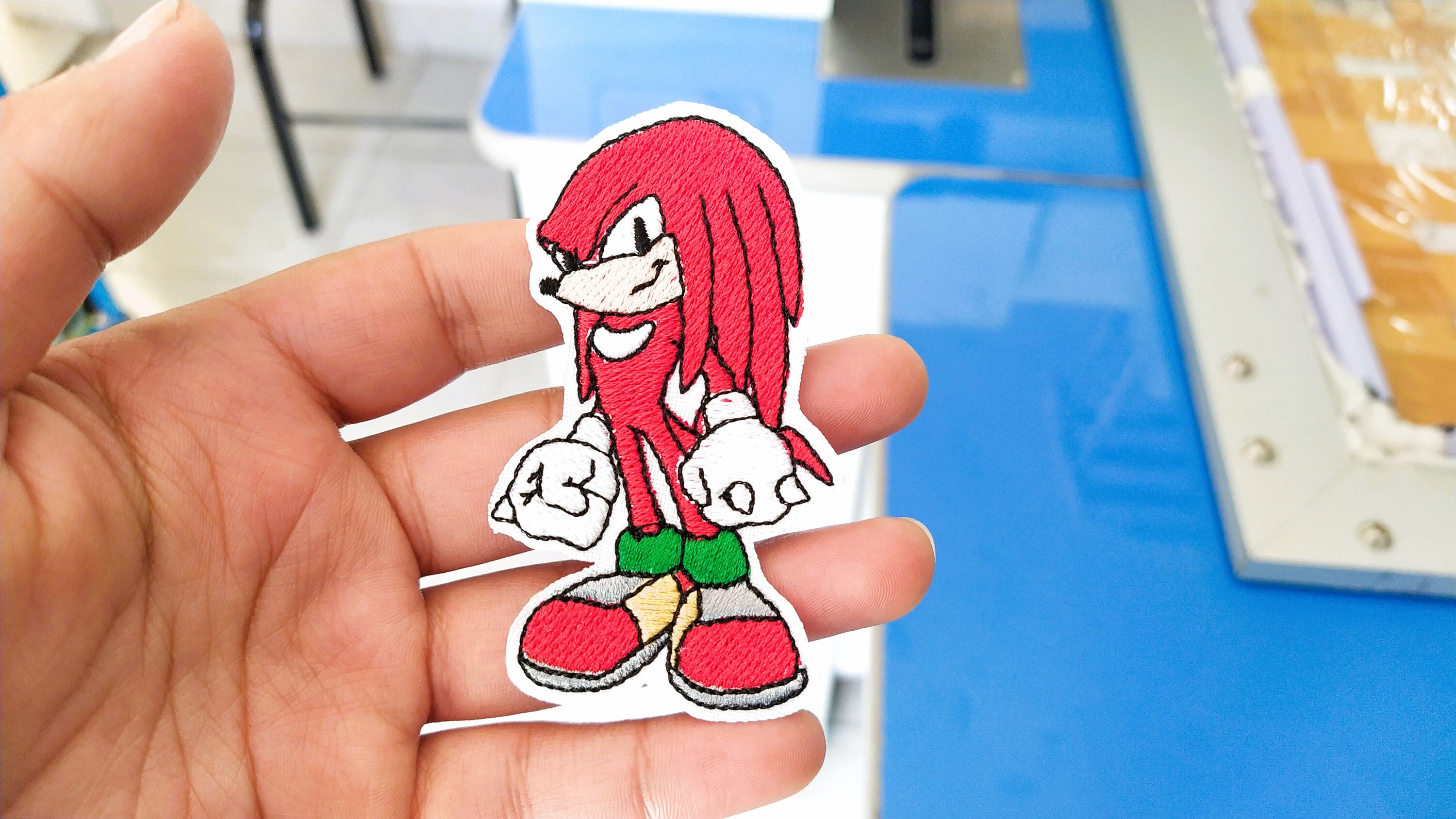 Knuckles Pattern Sonic Knuckles Machine Embroidery Design. Sonic. 3 in X 1.7 In - Etsy