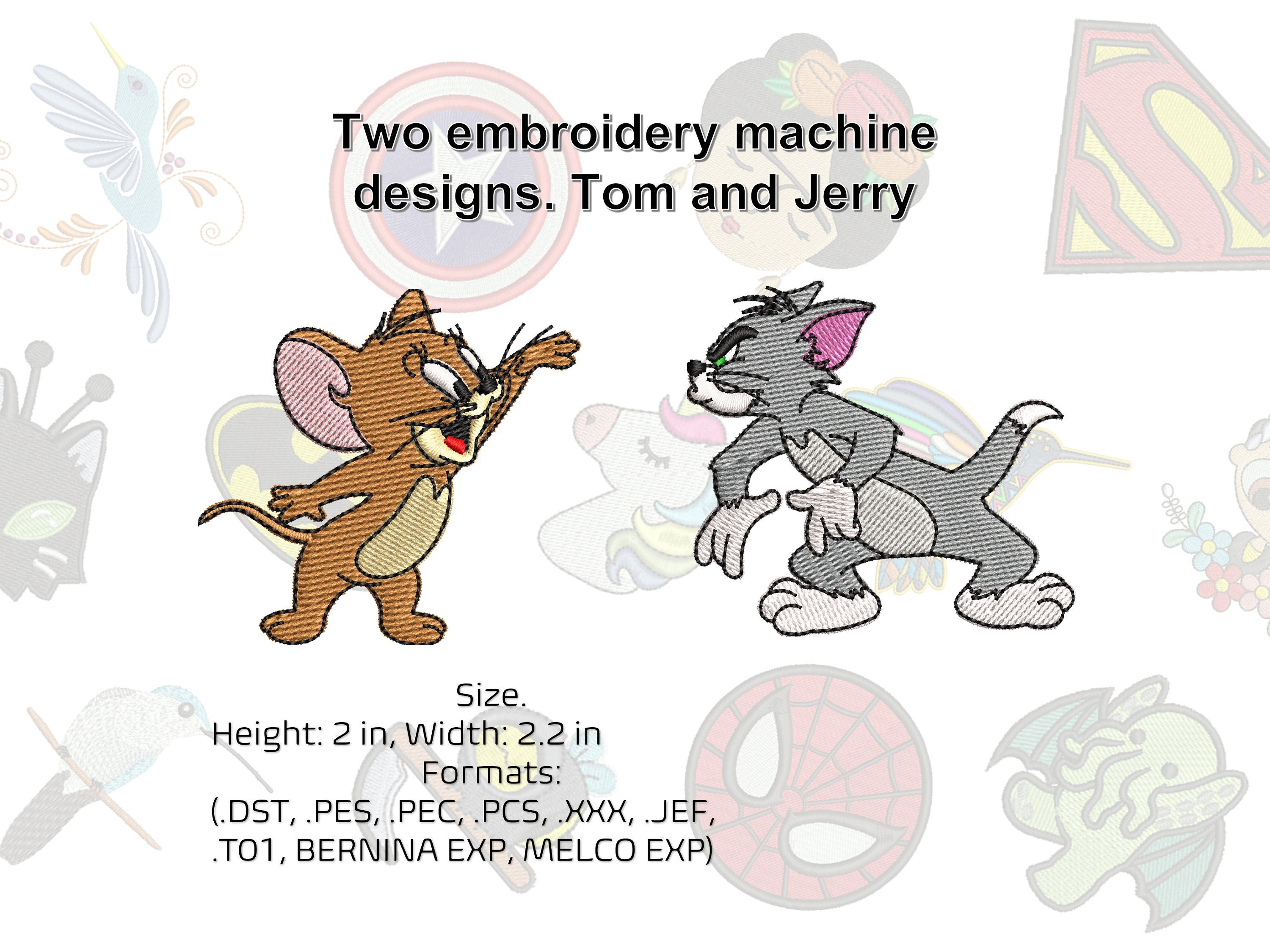 TOM AND JERRY VINYL STENCIL FOR CUSTOM SHOES SNEAKERS AND SMALL