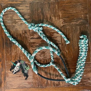 Unique Braided Rope Custom Braided Rope Nose Muletape Halter & Lead - Etsy