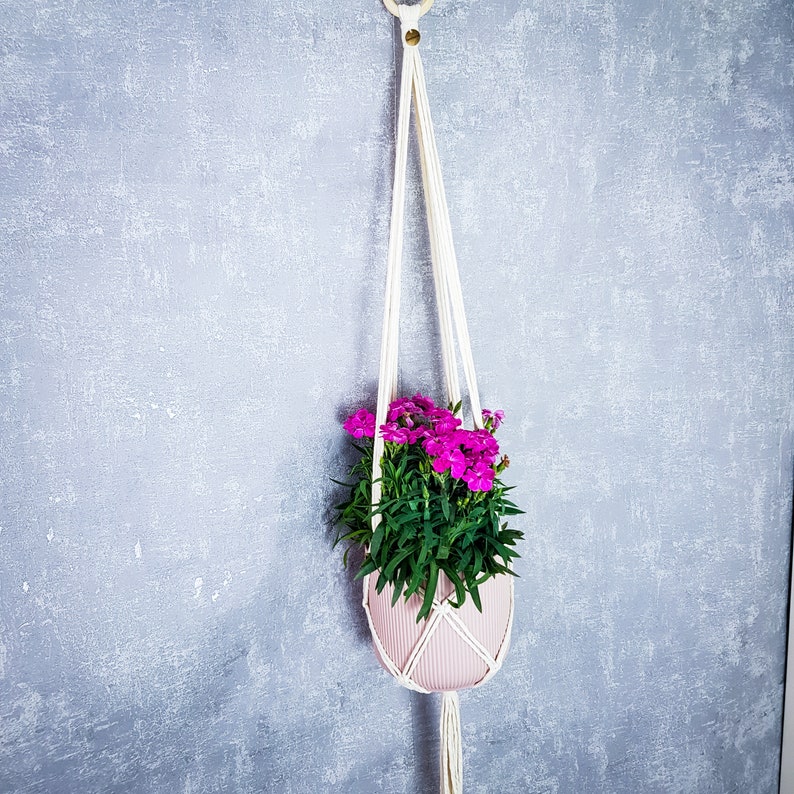 einfache Blumenampel zum aufhängen