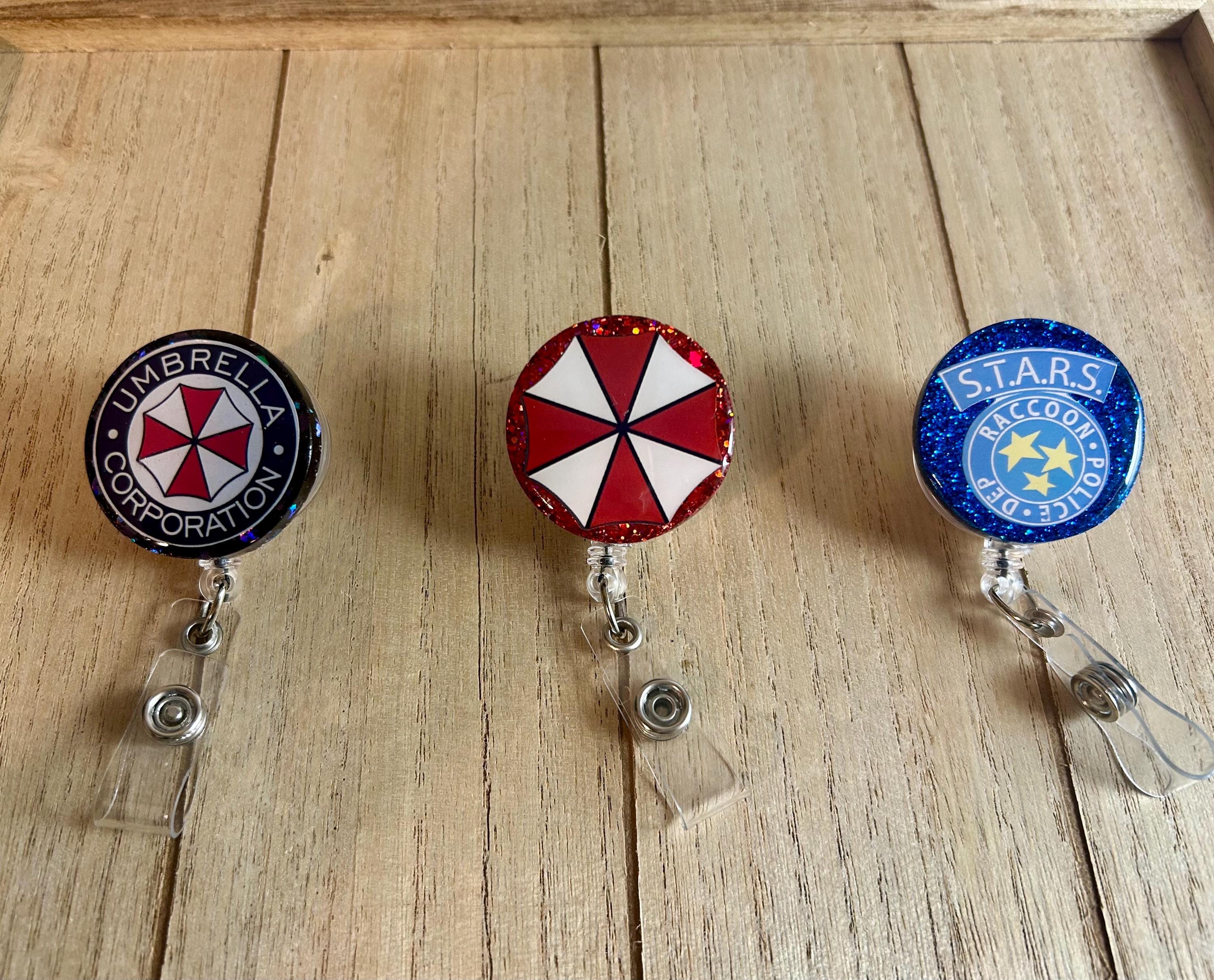 Resident Evil Badge Reel, 360 Rotating Alligator Clip - Etsy