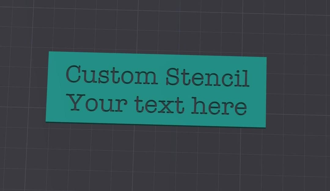Custom Stencil Create Your Own Stencil Text Stencil Personalised ...