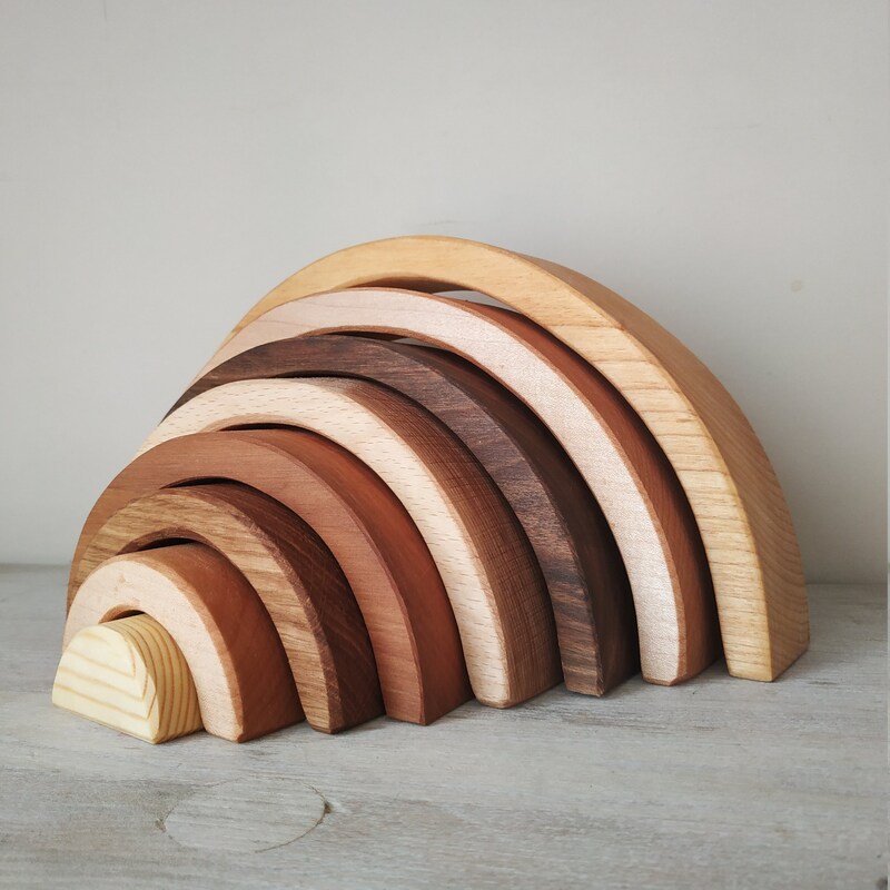 Shumee Rainbow Wooden Stacker main image 1