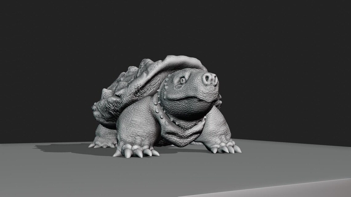 Snapping Turtle File Alligator Snapping Turtle 3d Printing STL File - Etsy