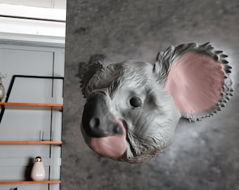 koala bear wall mount decor 3d printing STL file