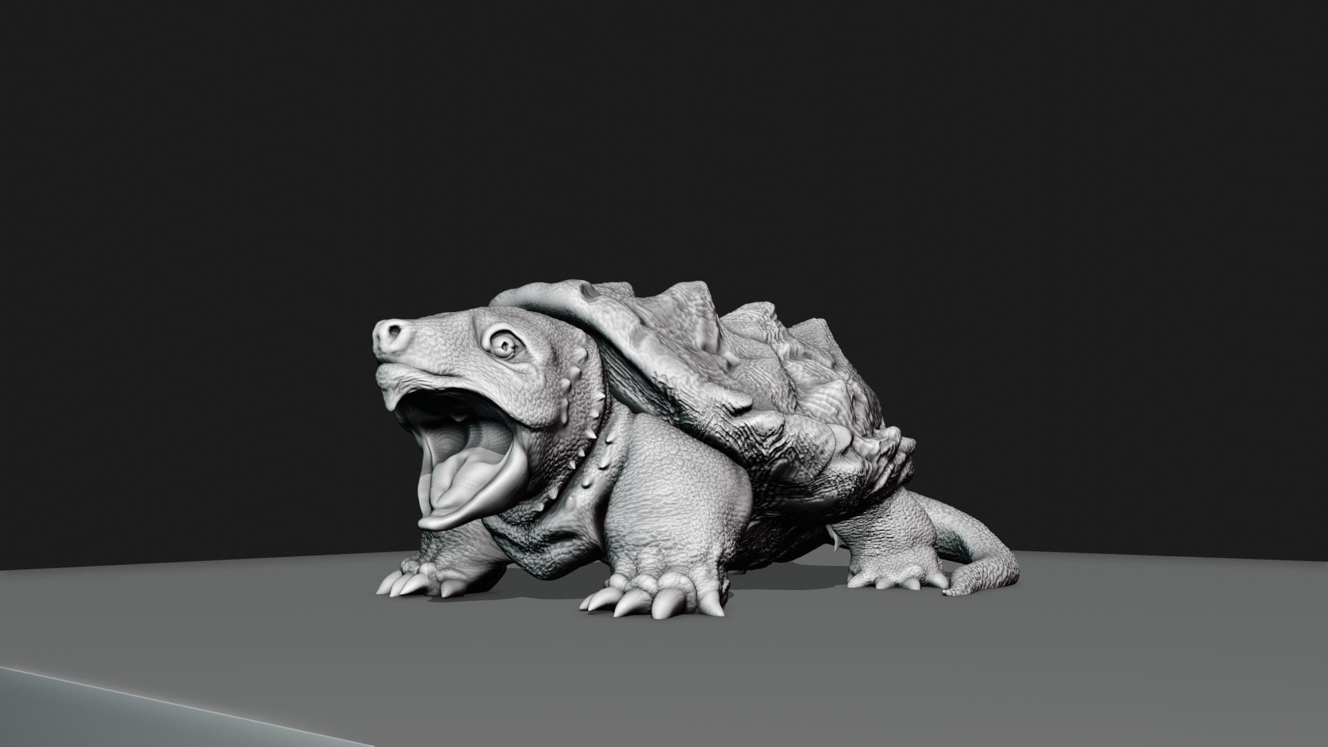 Snapping Turtle File Alligator Snapping Turtle 3d Printing STL File - Etsy