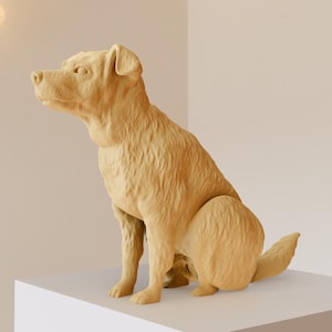 jack Russel terrier sitting 3d printing STL file
