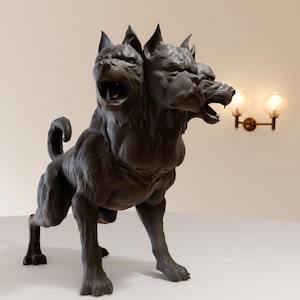 Cerberus dog 3d printing STL file