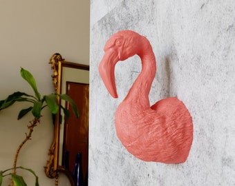 Flamingo head wall mount  3d printing STL file