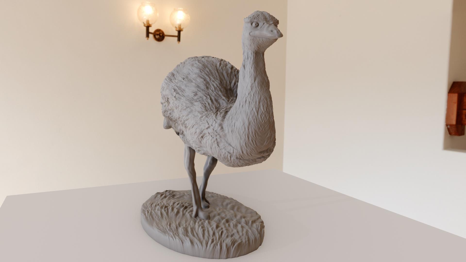 EMU　Bird#01　emu_bb 黒板こけし 万博 EMU | 中空工房 - ケンエレファント