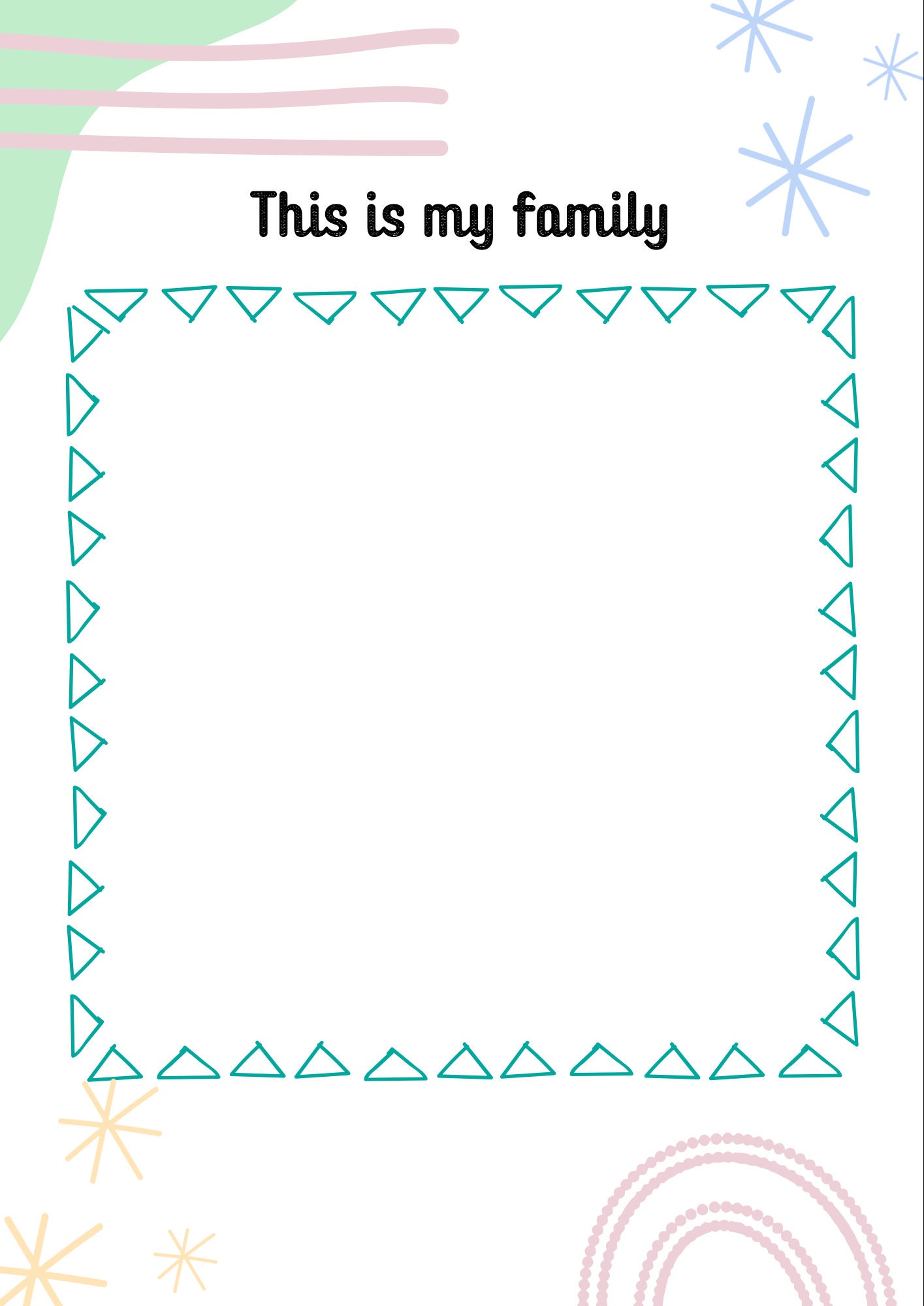 All about me booklet etsy