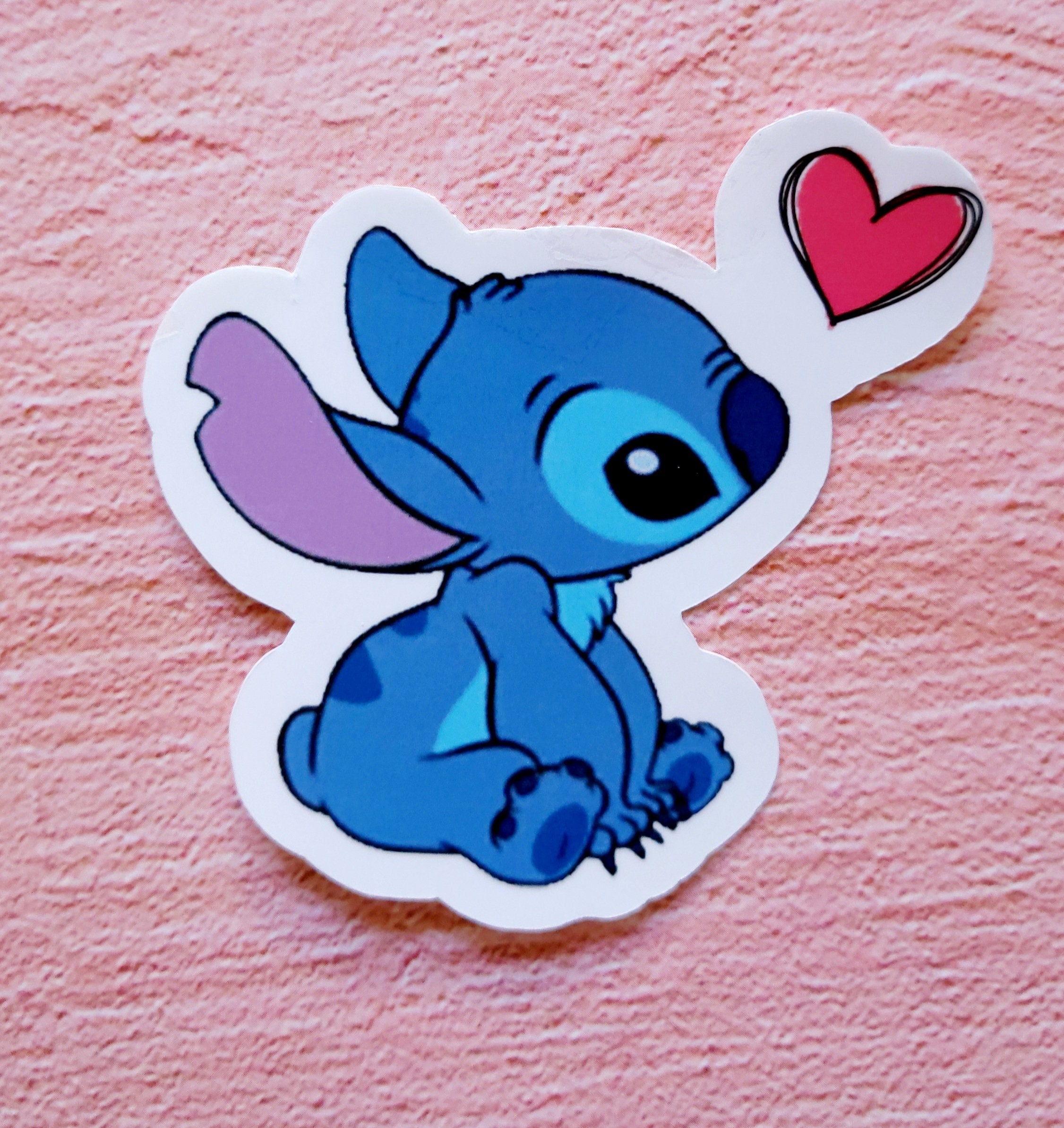 Stitch Bunny Ears Transparent Disney Laptop Stickers / Lilo e Stitch Ohana  Aloha planner cancelleria decalcomania bottiglia d'acqua cellulare -   Italia