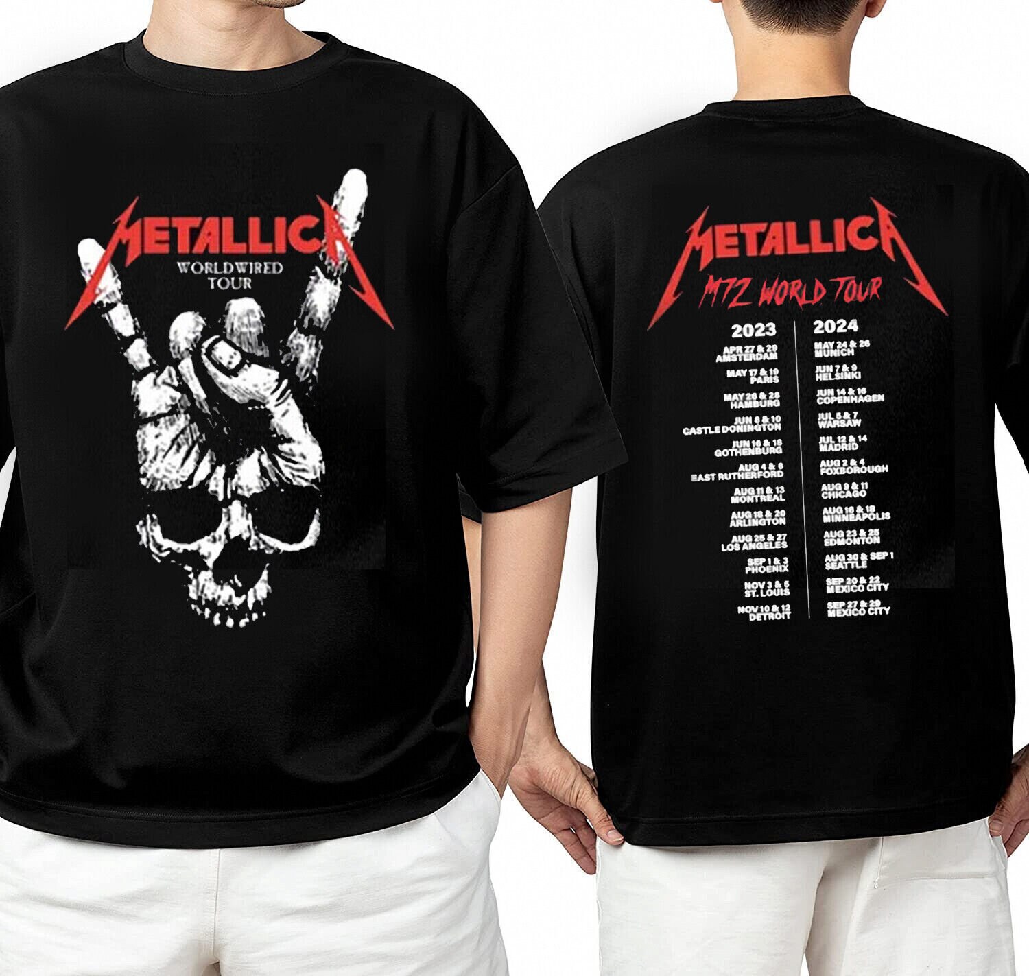 metallica t shirt st louis 2023