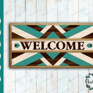 Welcome Barn Quilt SVG File, Quilt Block Svg Cut File, Welcome Sign Svg, Farmhouse Design, Plasma Laser - Eps, Pdf, Dxf, Cdr, Ai