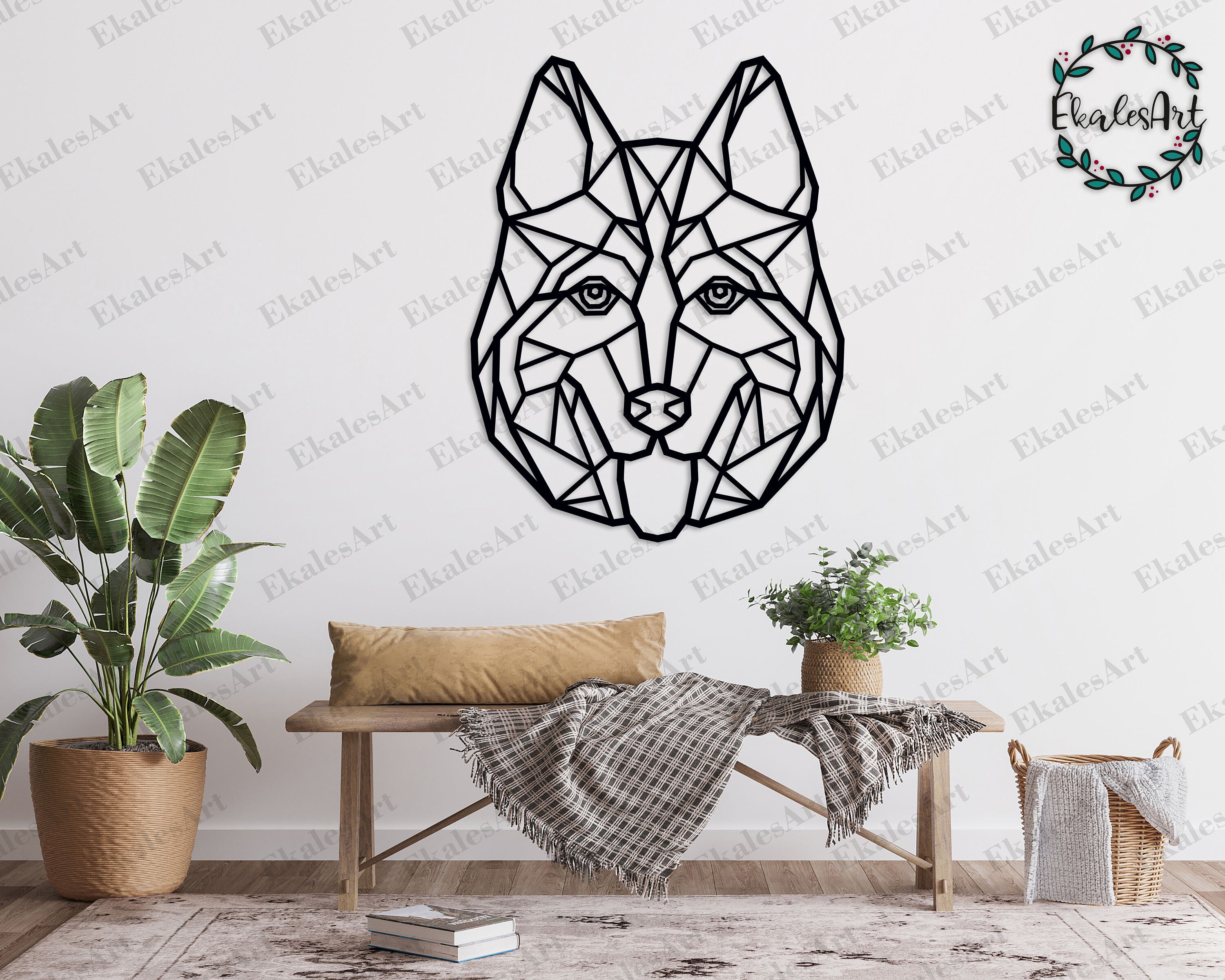 Husky SVG File Geometric Dog Svg Huskie Svg Cut File Dog - Etsy