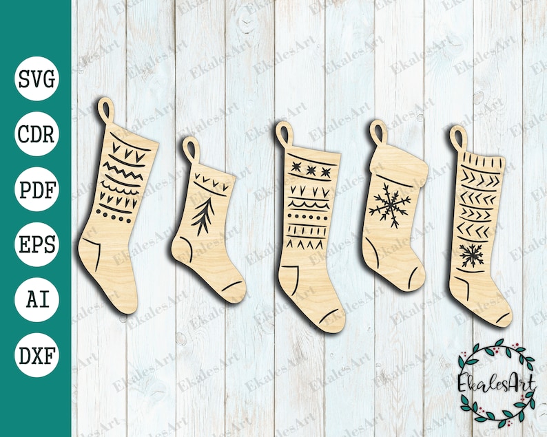 Christmas Socks Svg Christmas Stockings SVG Christmas - Etsy