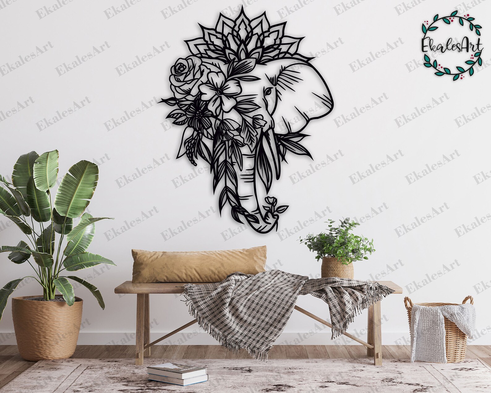 Elephant SVG File Mandala Elephant Svg Cut File Elephant - Etsy