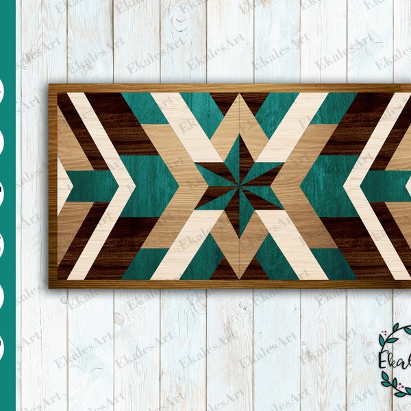 Wooden Wall Art SVG File, Geometric Quilt Block Svg Cut File, Star Barn Quilt  Svg, Plasma Laser, Instant Download - Eps, Pdf, Dxf, Cdr, Png