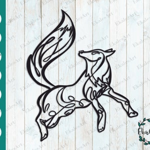 Fox SVG, Fox One Line Svg, Fox Svg Bundle, Fox Silhouette, Woodland Animals Cricut, Cute Fox Cricut - Eps, Pdf, Dxf, Ai, Cdr, Png