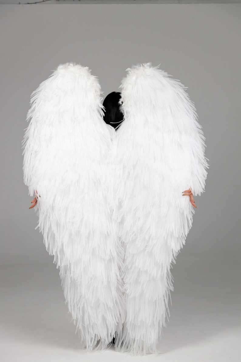 Large Angel Wings Costume for Photo Shoot White Angel Wings Etsy