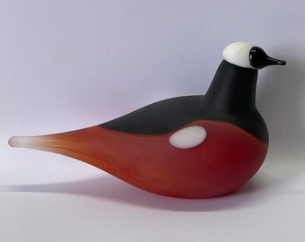 Oiva Toikka Festive Rooster (kukko) Glass Bird 1997 25 Years