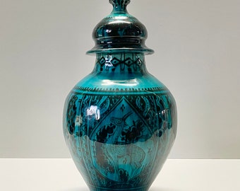 大きな De Porcelyne Fles Royal Delft デルフトの青い花瓶 - Etsy 日本
