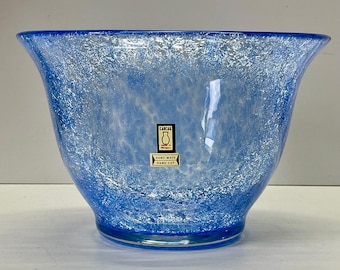 ムラーノガラス 花器 フラワーベース ヴェネチアンガラス 金彩