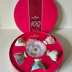 Rare - Royal Albert 100 Years, 5 pcs Anniversary set 1990 new!