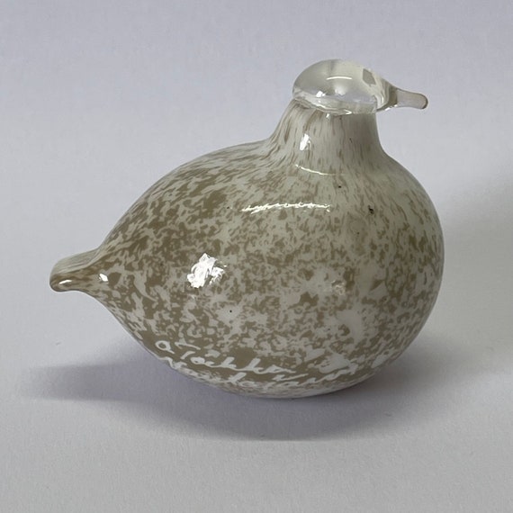 Iittala Birds, Oiva Toikka, Nuutajärvi Glass Factory - Riekko