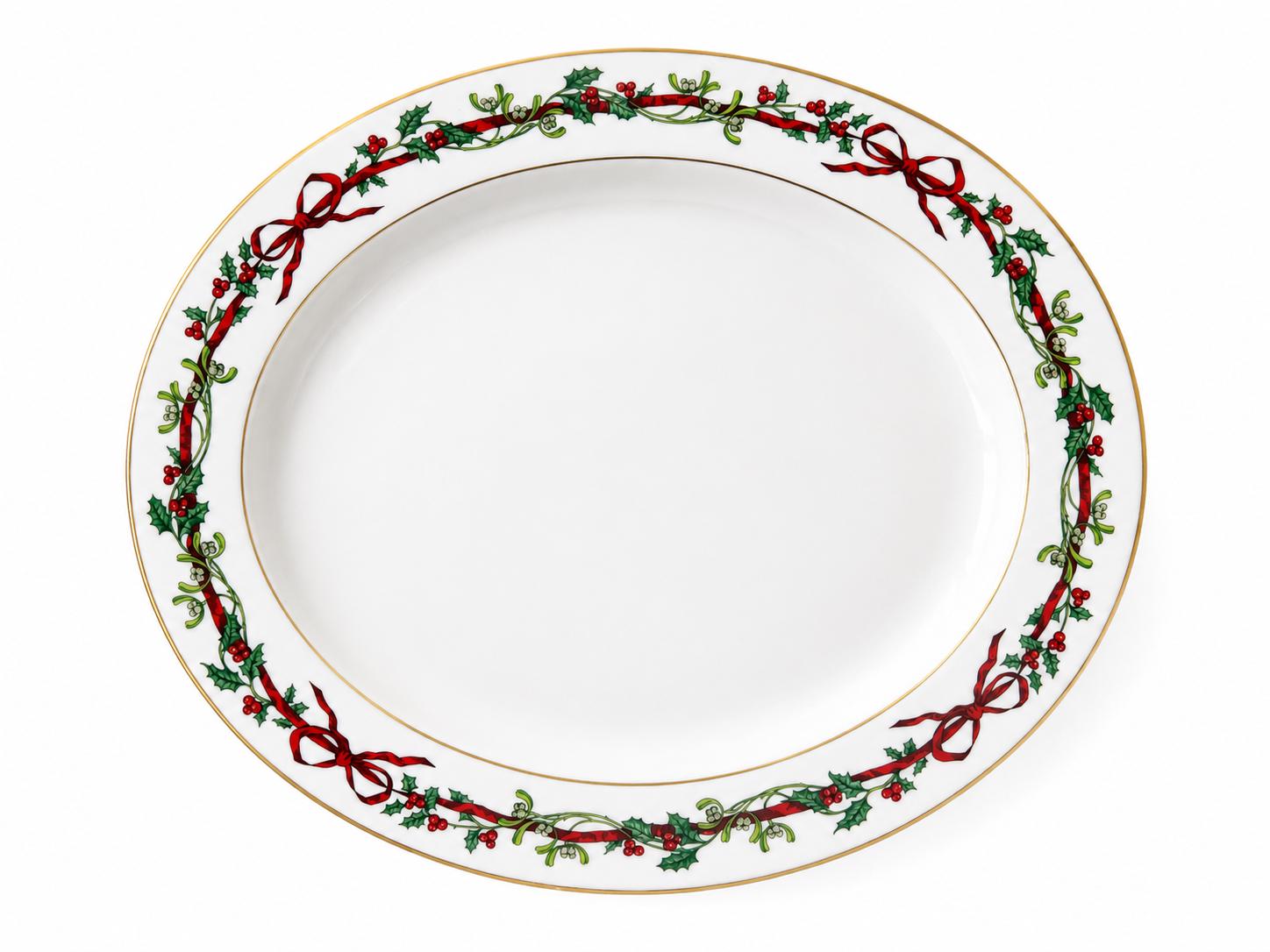Holly Ribbons by Royal Worcester - Etsy