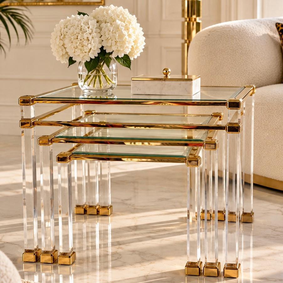 Italian Vintage Glass Coffee Table - Etsy
