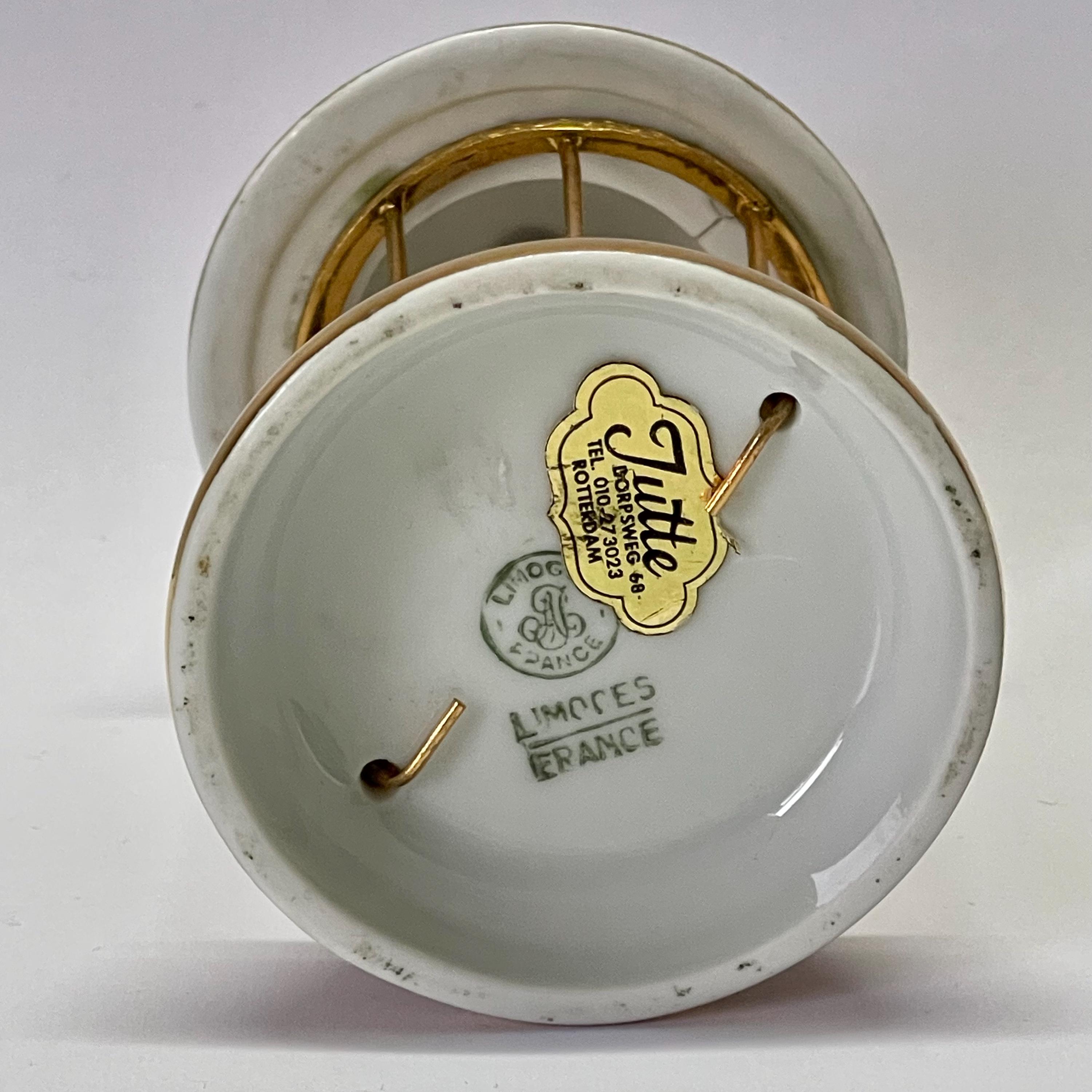 コレクター向けリモージュ フランス - 磁器「鳥かごの中の鳥」 - 1970
