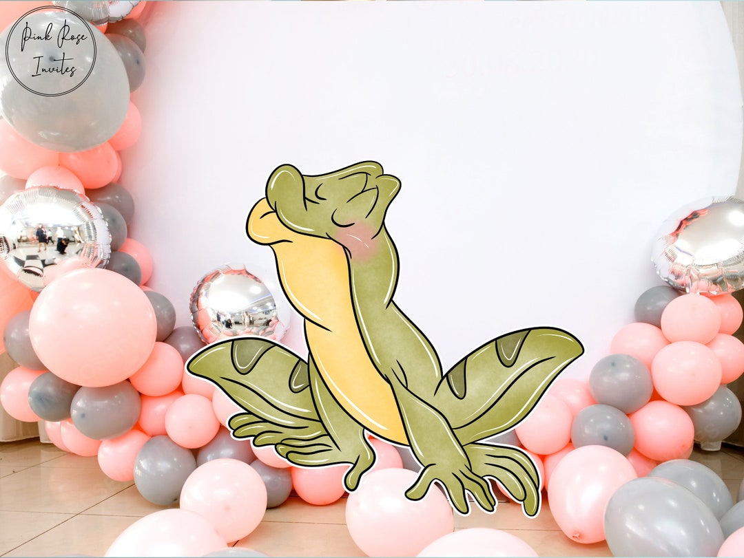 Princess and Frog Cutouts Standees Yard Decor Lifesize Cutout Yard Sign ...