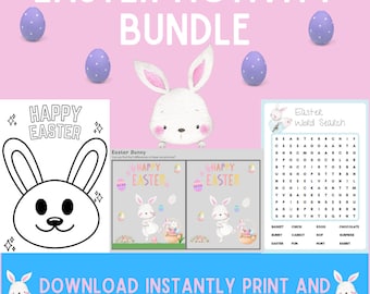 Easter Activity Printable Bundle - Etsy