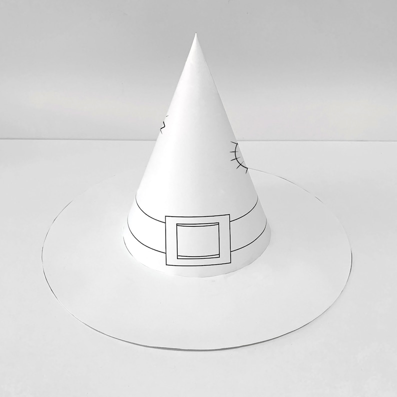 Printable Halloween Witch Hat Witch Hat Craft Halloween Activity