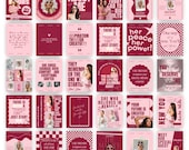 150 Bold Instagram Templates: Storytelling Carousel Kit (Canva PRO Editable, Digital Download)
