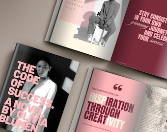 110+ Canva Ebook Templates: Coaching & Course Creator Layouts (A4/US Letter) Digital Download