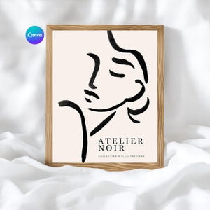Wall Art Mockup Bundle: Editable Canva Template (Digital Download)