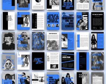 110+ Canva Ebook Templates: Coaching & Course Creator Layouts (A4/US Letter) Digital Download