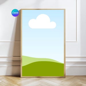 Wandkunst Mockup Canva, Mockup Bundle, Wandkunst Mockup Canva bearbeitbar, Minimalistisches Wandkunst Mockup, Trendy Wandkunst Mockup Canva, Poster Mockup