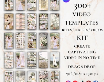 Canva Video Templates: 300+ Mega Bundle for Reels, TikTok, and Social Media