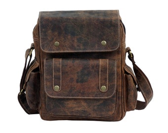 Leather crossbody bag men women Leather Messenger Bag ipad bag Shoulder Bag college bag Leather Satchel travel Sling bag handmade gift bag